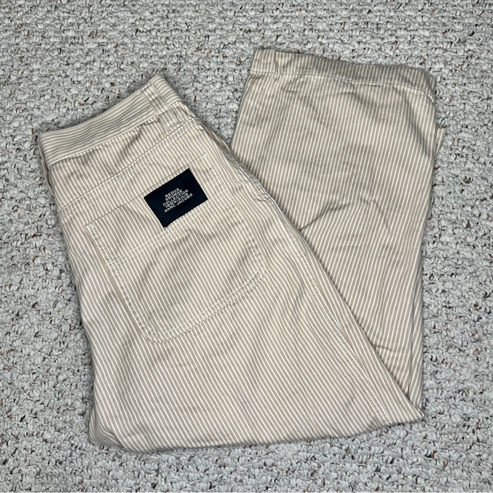 marc jacobs redux grunge striped capri pants